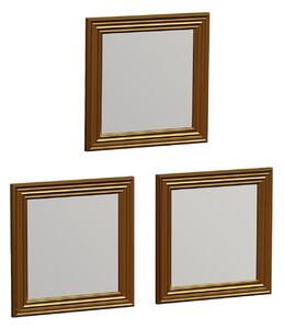 Set 3 oglinzi Otto, auriu, 40x3x40 cm