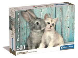 Puzzle Cat & Bunny
