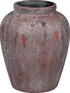 Mască ghiveci ceramică porțelanată Passion for Pottery Vidago Ø 27 cm H 35 cm roșie
