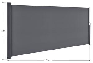 Copertina laterala Dubai 500 x 200 cm gri inchis