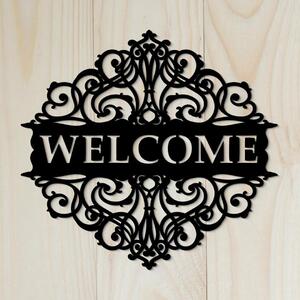 DUBLEZ | Decorațiune Welcome pentru ușă