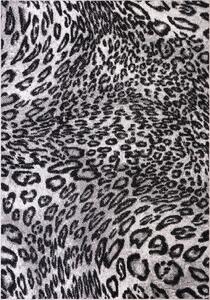 Covor Leopard 11066, Covor Dreptunghiular, Gri Dreptunghi, Gri, 80 x 150