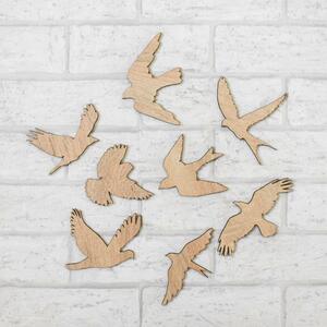 DUBLEZ | Păsări - autocolante pentru perete 6 buc