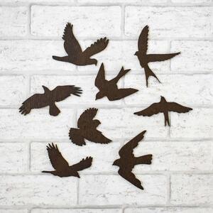 DUBLEZ | Păsări - autocolante pentru perete 6 buc