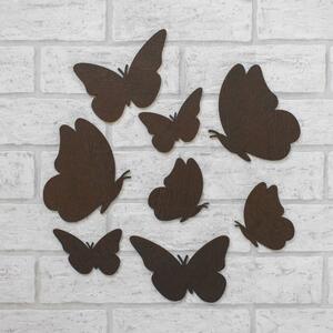 DUBLEZ | Fluturi decorativi 3D pentru perete 6 buc