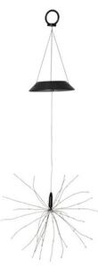 Decorațiune solară LED suspendată cu diode albe Star Trading Firework, înălțime 50 cm