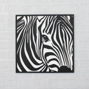 DUBLEZ | Tablou modern din lemn - Zebra