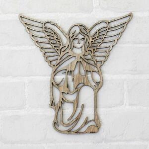 DUBLEZ | Tablou din lemn - Îngerul păzitor