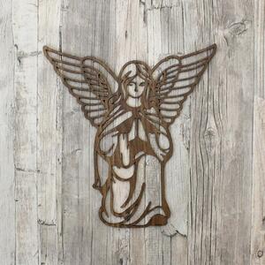 DUBLEZ | Tablou din lemn - Îngerul păzitor