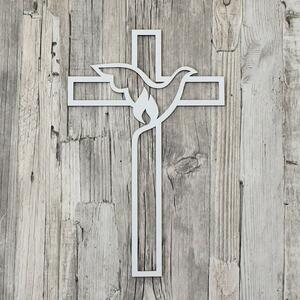 DUBLEZ | Cruce creștină din lemn pentru perete