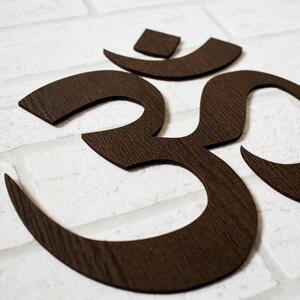 DUBLEZ | Simbolul Ohm din lemn pentru perete