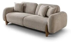 Set canapea semiextensibila si 2 fotolii Boucle Belize