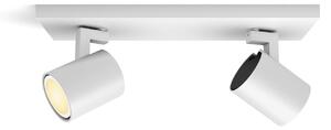 Plafoniere Philips Hue, Philips Hue Runner, reglabil, Alb, Camera de zi, Aluminiu, Modern