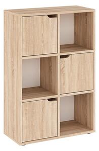 Biblioteca Bookel Pako World Sonoma 59.5x27.5x89 cm