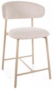 Scaun de bar ELONE, casmir/bej deschis