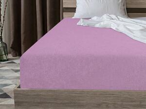Cearsaf froté PREMIUM roz-mov 160x200 cm