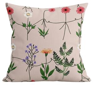 Fata de perna din policoton HERBAR POLY 45x45 cm, bej