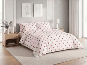 Lenjerie de pat din bumbac HEART CHARM alba, 100% bumbac Dimensiune lenjerie de pat: 70 x 90 cm | 140 x 200 cm