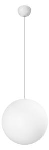 Linea Light Lampă suspendată LED Oh! P, Ø 38 cm, albă, 3.000 K, 1.584 lm, Alb, Camera de zi / sufragerie, Plastic, Modern