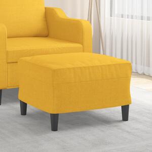 Taburet, galben deschis, 60x50x41 cm, material textil