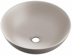 Actima Luqa lavoar 40x40 cm rotund de blat maro/bej mat CEAC.6401.400.CAM
