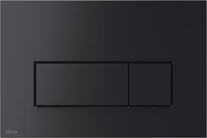 Alca Thin buton de spălare pentru WC negru M578