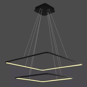Altavola Design Ledowe Kwadraty lampă suspendată 2x W negru LA077/P_60_in_3k_black