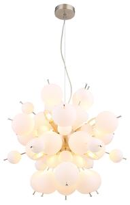 Globo Lighting Udo lampă suspendată 6x25 W alb-negru-nichel 15633HO