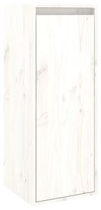 Dulap de perete, alb, 30x30x80 cm, lemn masiv de pin