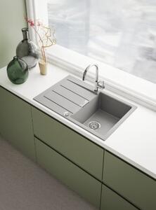 Franke Sirius 2.0 chiuvetă tectonite 78x50 cm gri/grafit/onix 143.0612.630