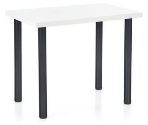 Masa sufragerie Modex 2, alb/negru, PAL/otel, 90x60x75 cm