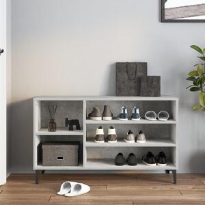 Pantofar, gri beton, 102x36x60 cm, lemn prelucrat