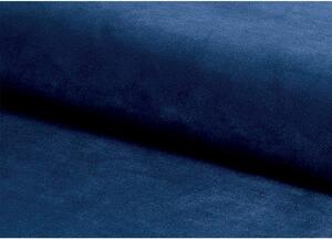 Fotoliu recliner NEPTUN, stofa catifelata albastru inchis, 76x57x96 cm