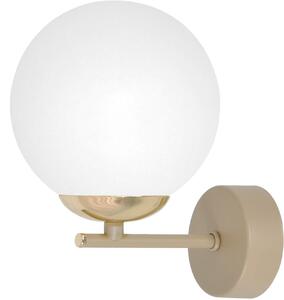 Kaja Savia lampă de perete 1x10 W alb-auriu-bej K-5795