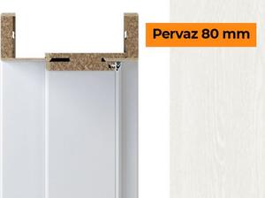 Porta Doors Pană de îmbinare porta system, orizontal h, normă poloneză (h0-2060), 64 mm, pervaz 80 mm,wenge alb, finisaj