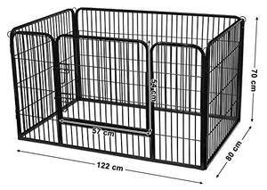 Tarc pentru animale de companie, Feandrea, Negru, PPK04BK
