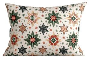 Husa pentru perna din microfibra CHRISTMAS STAR 50x70 cm, colorat