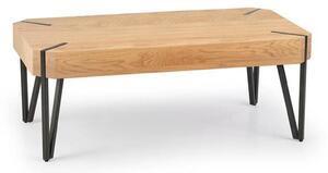 Masuta Emily, stejar auriu/negru, 110x60x42 cm