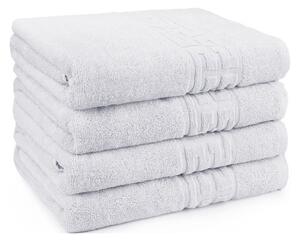 Set 4 Prosoape Hotel Luxury Horeca 50x90cm, Bumbac 100%, Densitate 550gsm