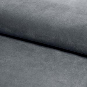 Fotoliu recliner PEGAZ M, stofa catifelata gri, functie masaj, 64x88x1