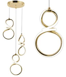 Lampă suspendată LED G073-3CPR Gold