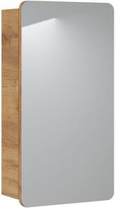 Comad Aruba dulap 40x16x75 cm cu oglinda stejar ARUBA 842 -40CM FSC