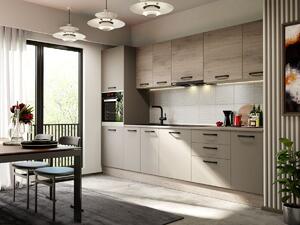 Mobila Bucatarie Elva 304,8 cm Gri/Cremona - Configuratia 19