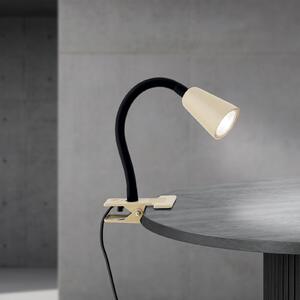 ORION Lampa cu clemă Dotty, kaki, înălțime 33 cm, GU10, Bej, Camera de zi / sufragerie, Metal, Modern