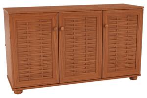 Pantofar FP 02, cires american, MDF laminat, 31x112x67 cm