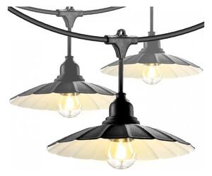 Ghirlandă decorativă pentru exterior CRETE, 10 x E27, 230 V, 15 m, IP44