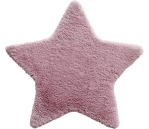Covor Romance formă stea roz 80 cm