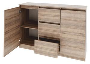 Comoda LOGAN NEW 04, stejar sonoma, DTD laminat, 138x40x94 cm