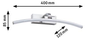 Paulmann 95557 - Aplica LED pentru tablouri BENTO, 8,5 W, 230 V, 40 cm, crom mat