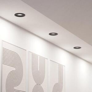 Eglo 902287 - Set 3x LED RGBW, spot încastrat reglabil SALICETO-Z LED/4,7W/230V, negru